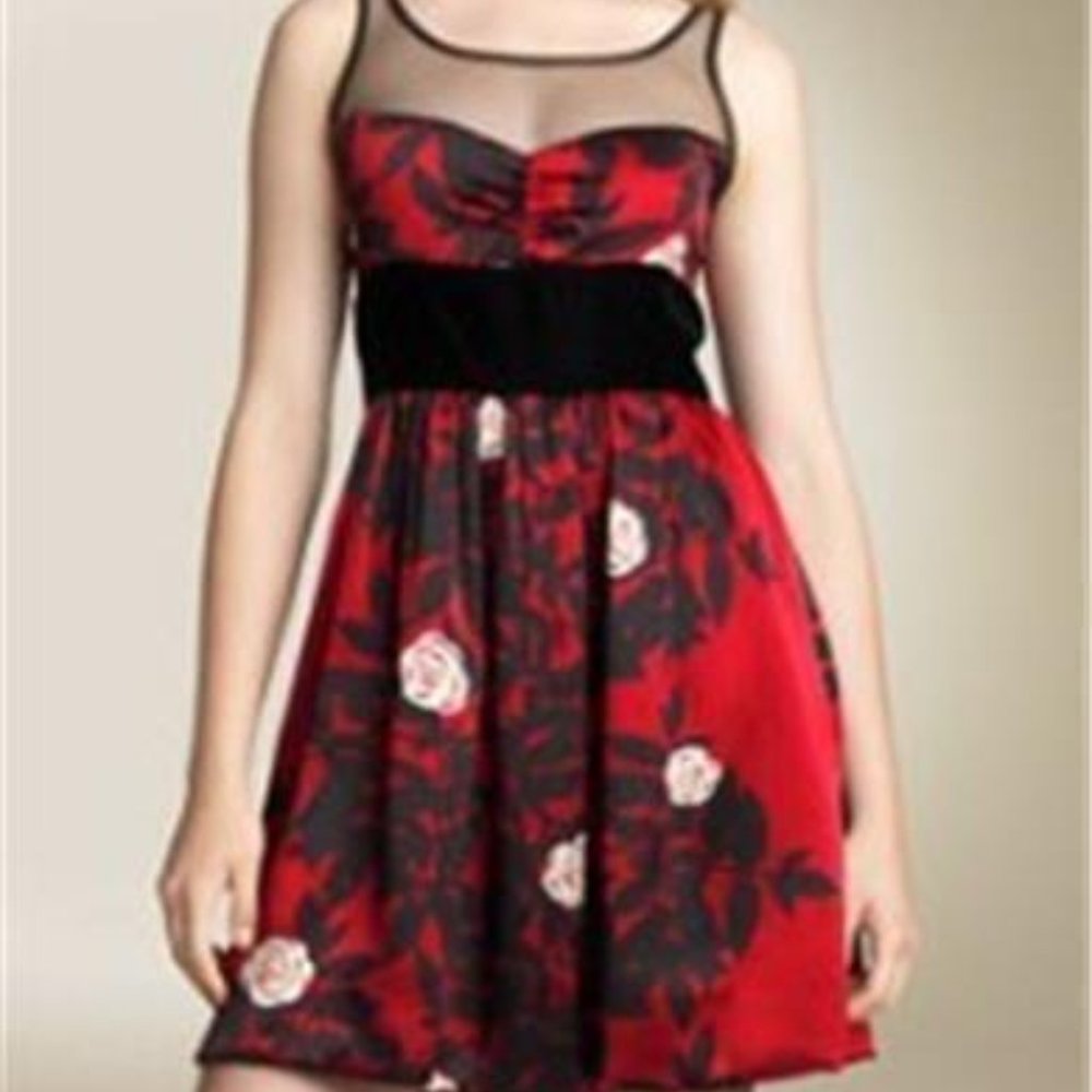 Anthropologie Tracy Reese Party Dress Silk 0